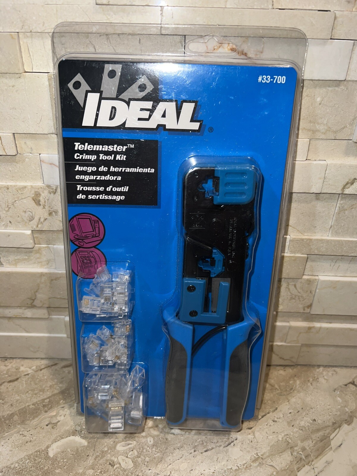 Ideal 33-700 TeleMaster Modular Plug Termination Crimp Tool Kit