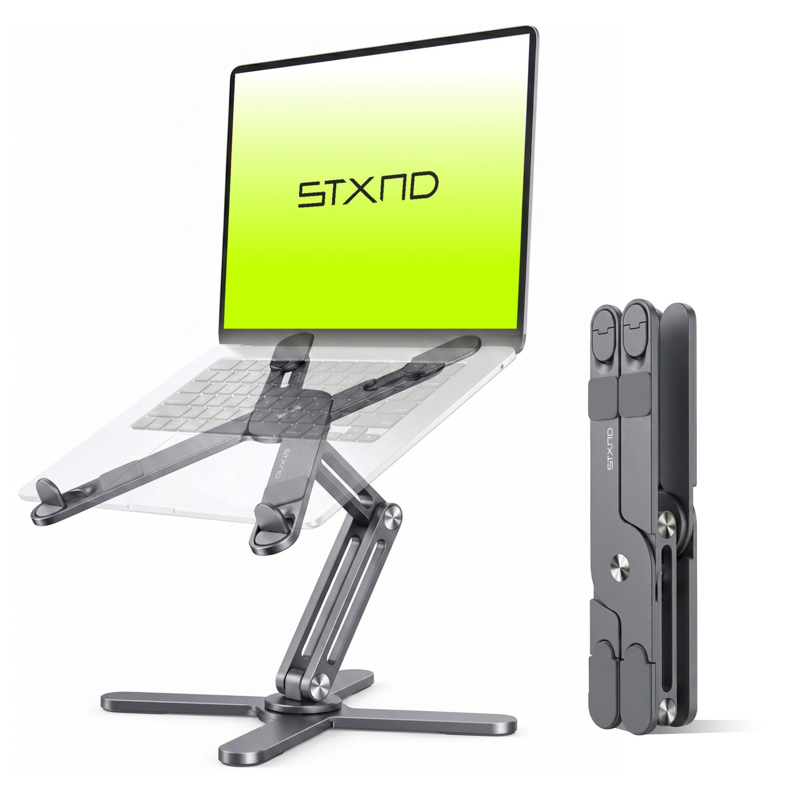 STXND Model-X 2.0 Laptop Stand, Laptop Stand for Desk Adjustable Height