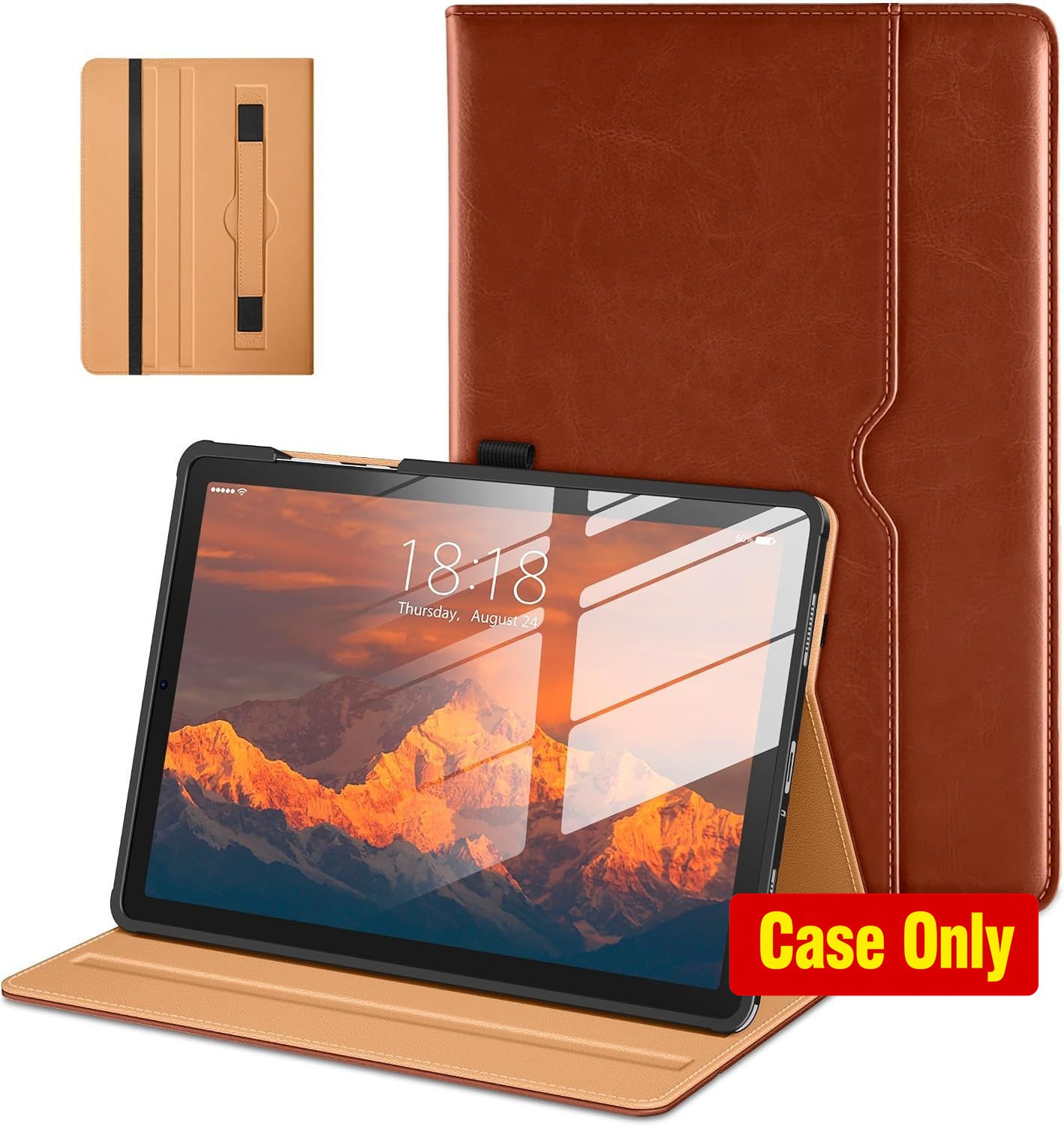 Premium Leather Folio Stand Cover Case for Samsung Galaxy Tab A11+ 11 Inch