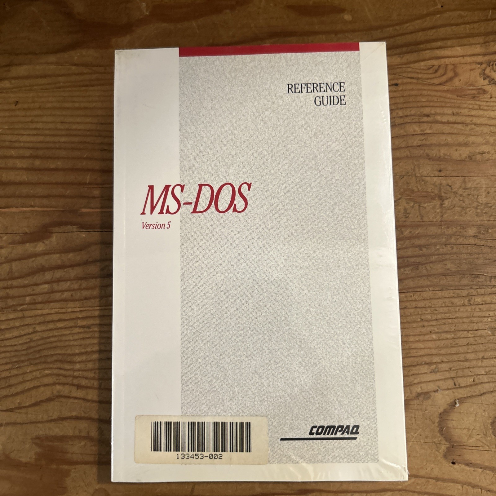 MS-DOS Version 5 Reference Guide Compaq Unopened New In Package Vintage Manual