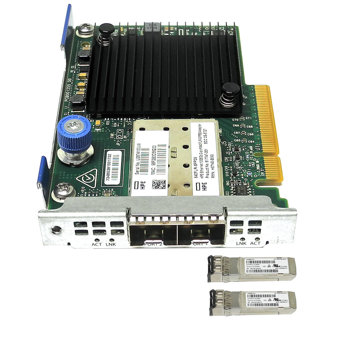 HP 640FLR-SFP28 Dual Port SFP28 10/25G Server Adapter PCIe x8 840139-001