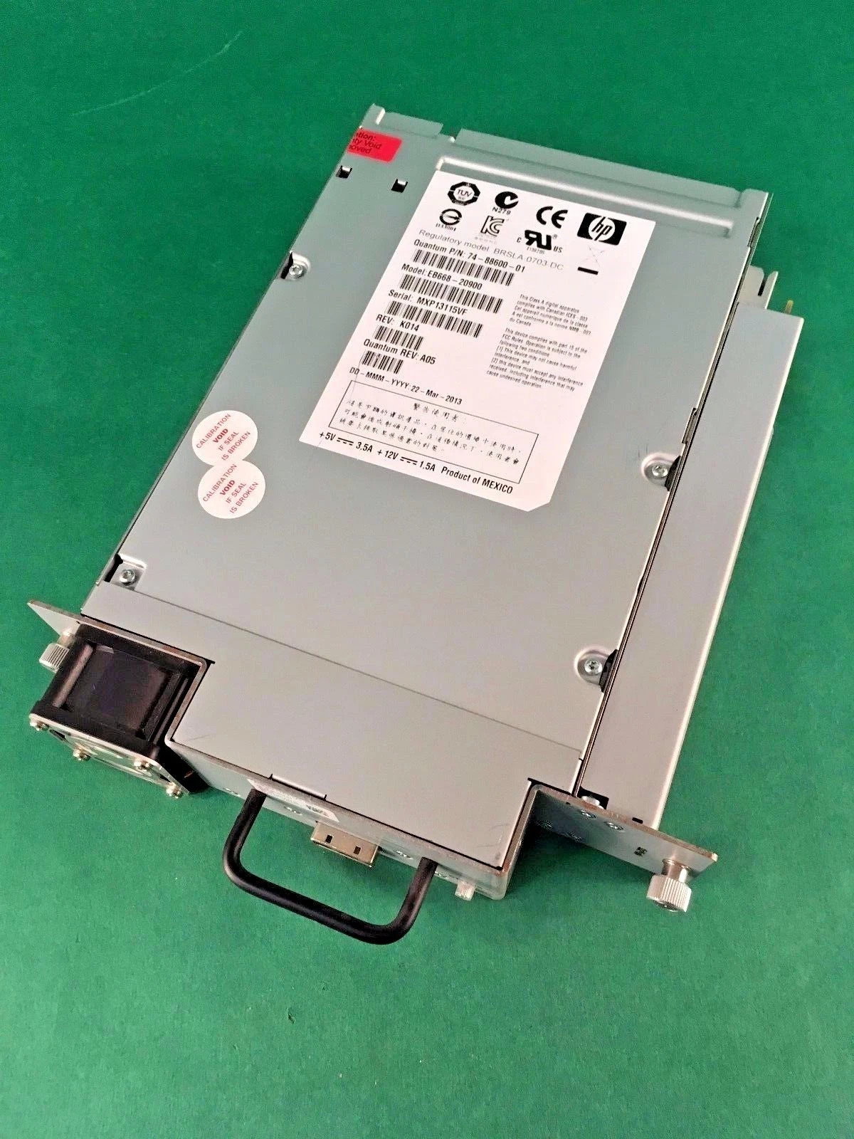 Quantum 74-88600-01 LTO-4 Tape Drive i40 i80 Library 3-05263-01 SAS  (NEW)