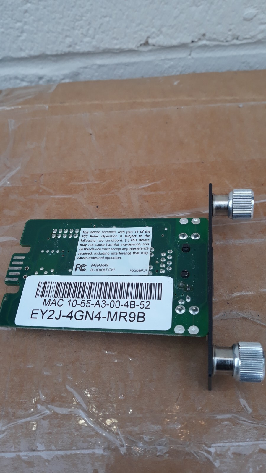 Genuine Furman EY2J-4GN4-MR9B  Card for Furman F1500-UPS