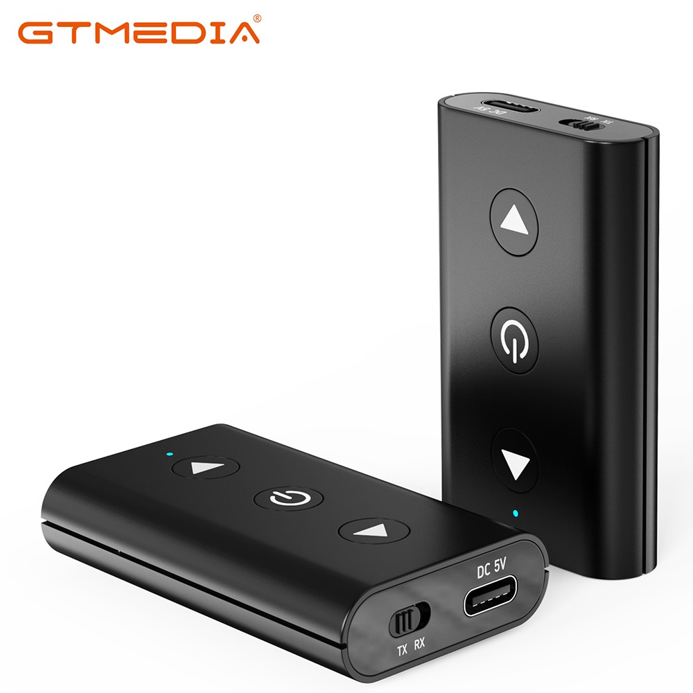 Bluetooth 5.1 Transmitter Receiver 2-in-1 Audio Adapter for Home Car Stereo New