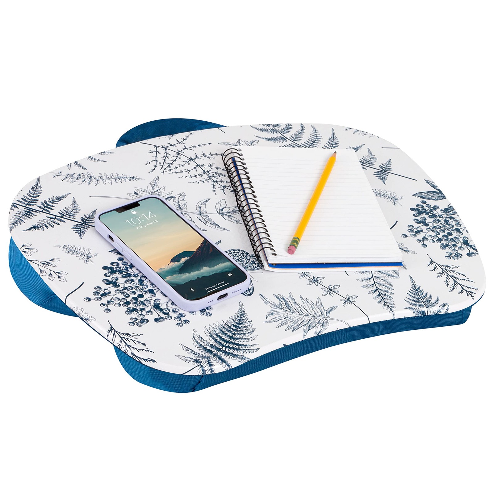 Mystyle Lap Desk Portable With Cushion For Laptop Up To 156 Fun Colors