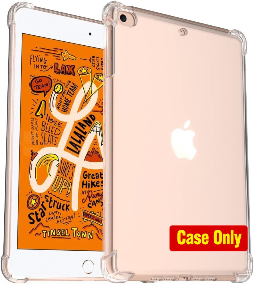 Clear Silicone Soft Skin Rubber Protective Case for iPad Mini 4 / 5