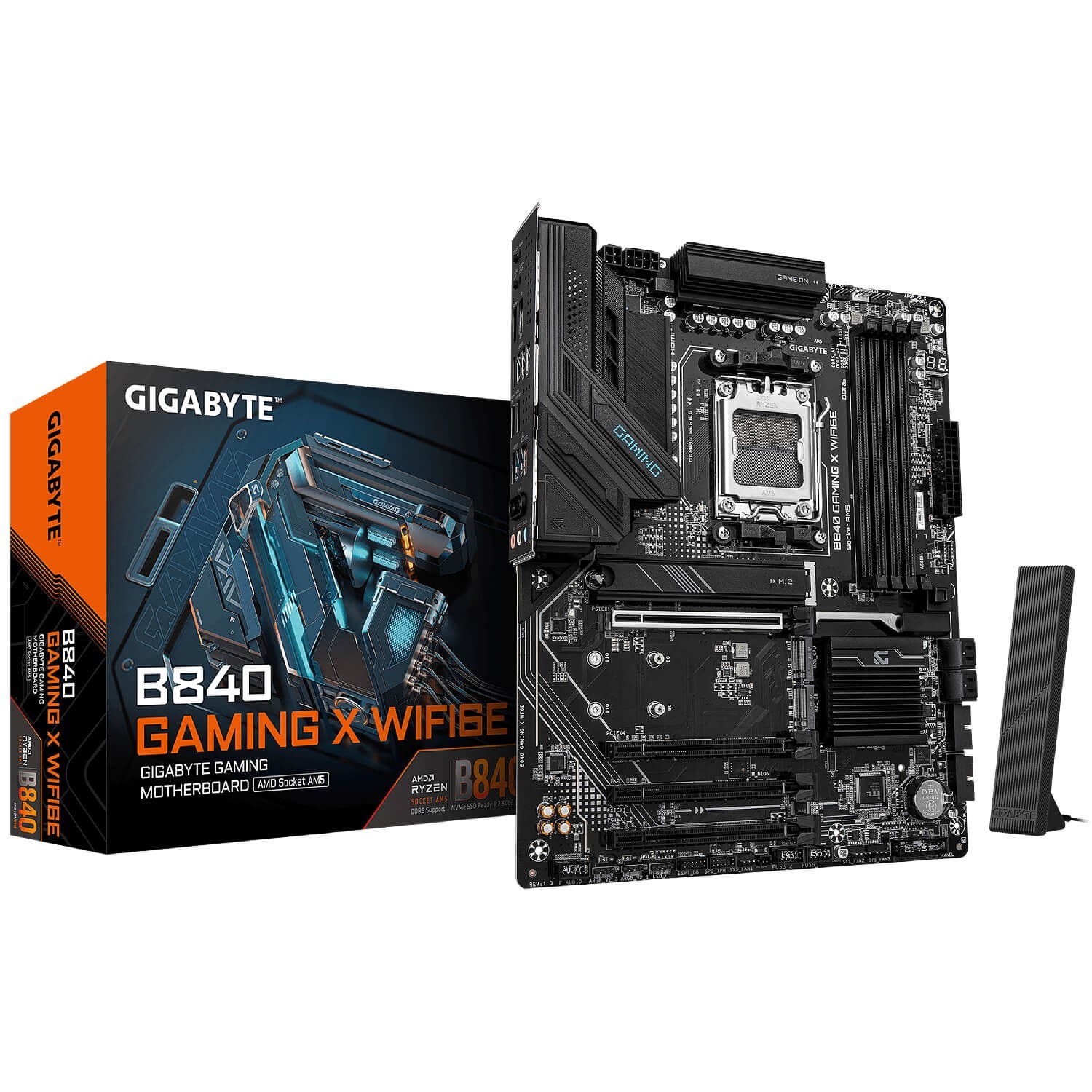 Motherboard Gigabyte B840 GAMING X WiFi6E ATX AM5 DDR5 GB840GAMINGXWIFI6E