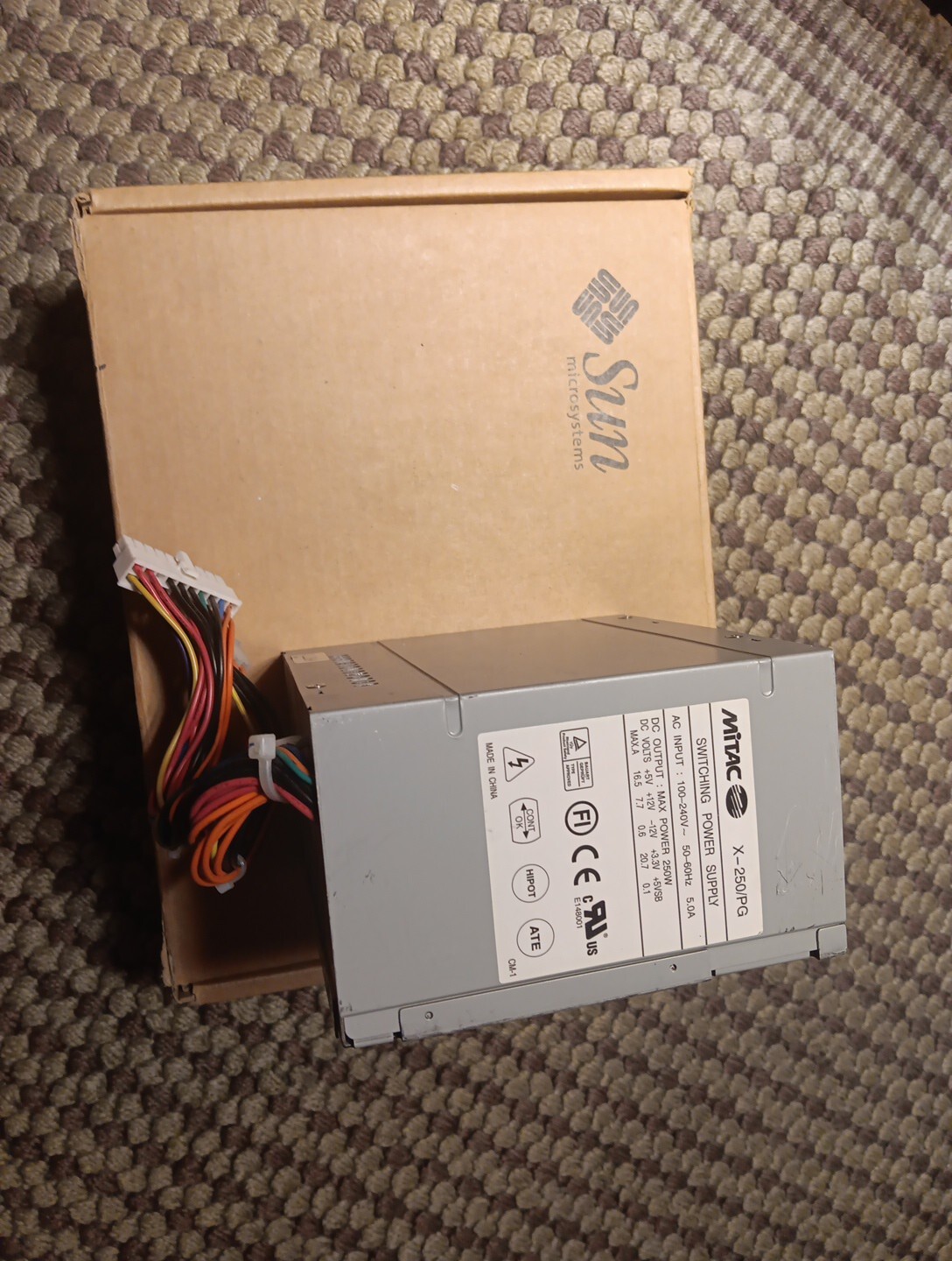 SUN 370-4872-01, MITAC X-250/PG 250W POWER SUPPLY