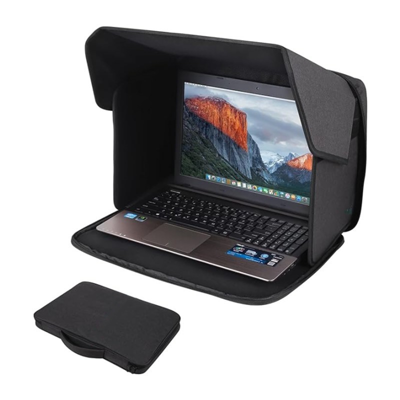 New Foldable Laptop Sun Shade Portable 12-16inch Laptop Sun Glare Shield