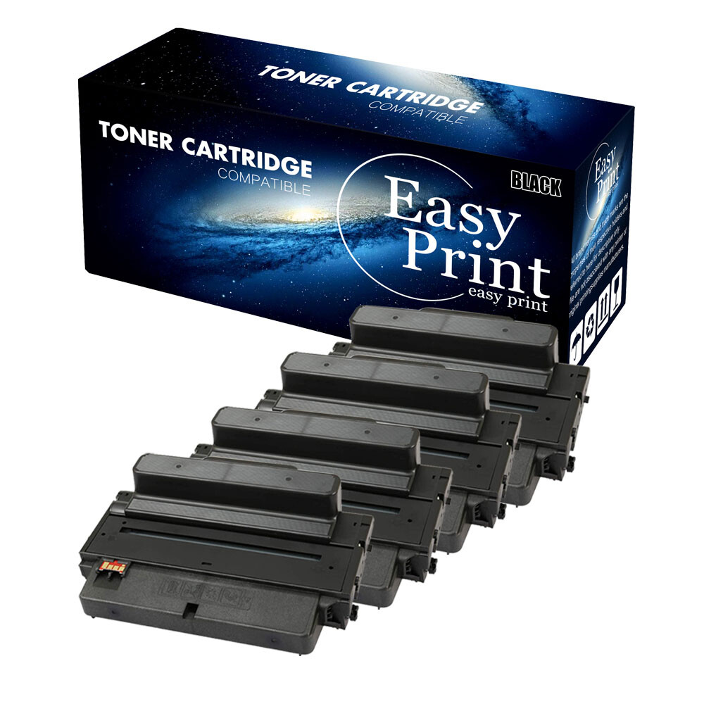 4PK MLT-D205L Toner Cartridges for Samsung ML-3310ND ML-3312ND 3710ND SCX-4833FR