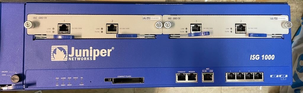 Juniper Networks NS-ISG-1000 ISG  2 x GB2-TX     Fast Shipping within 2 - 7 Days