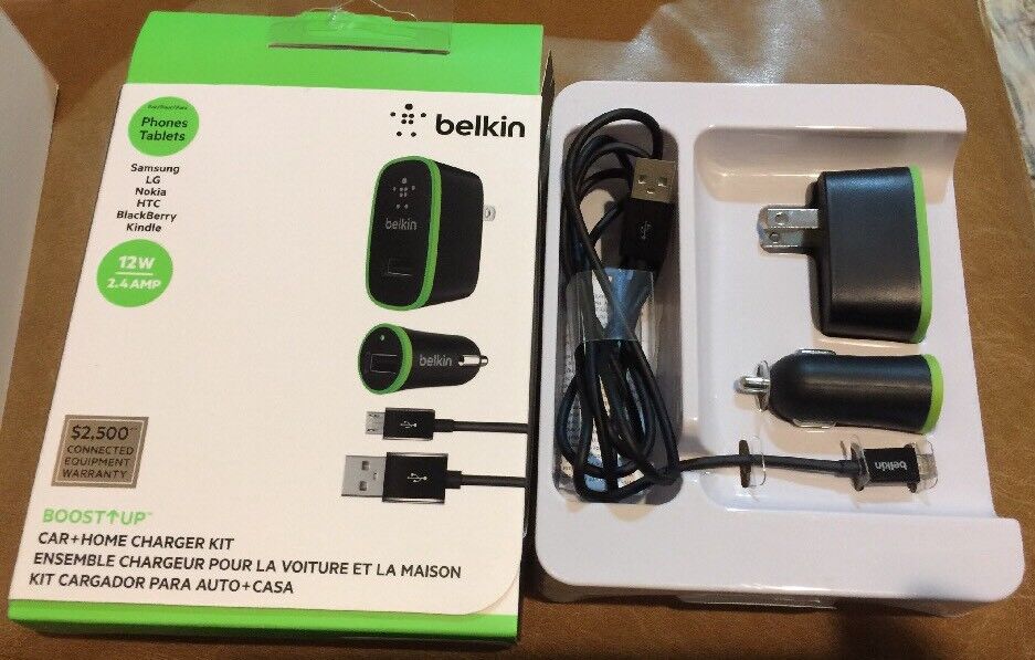 ❤️BELKIN CAR CHARGER FOR IPAD IPHONE BOOST UP 12W  Brand New