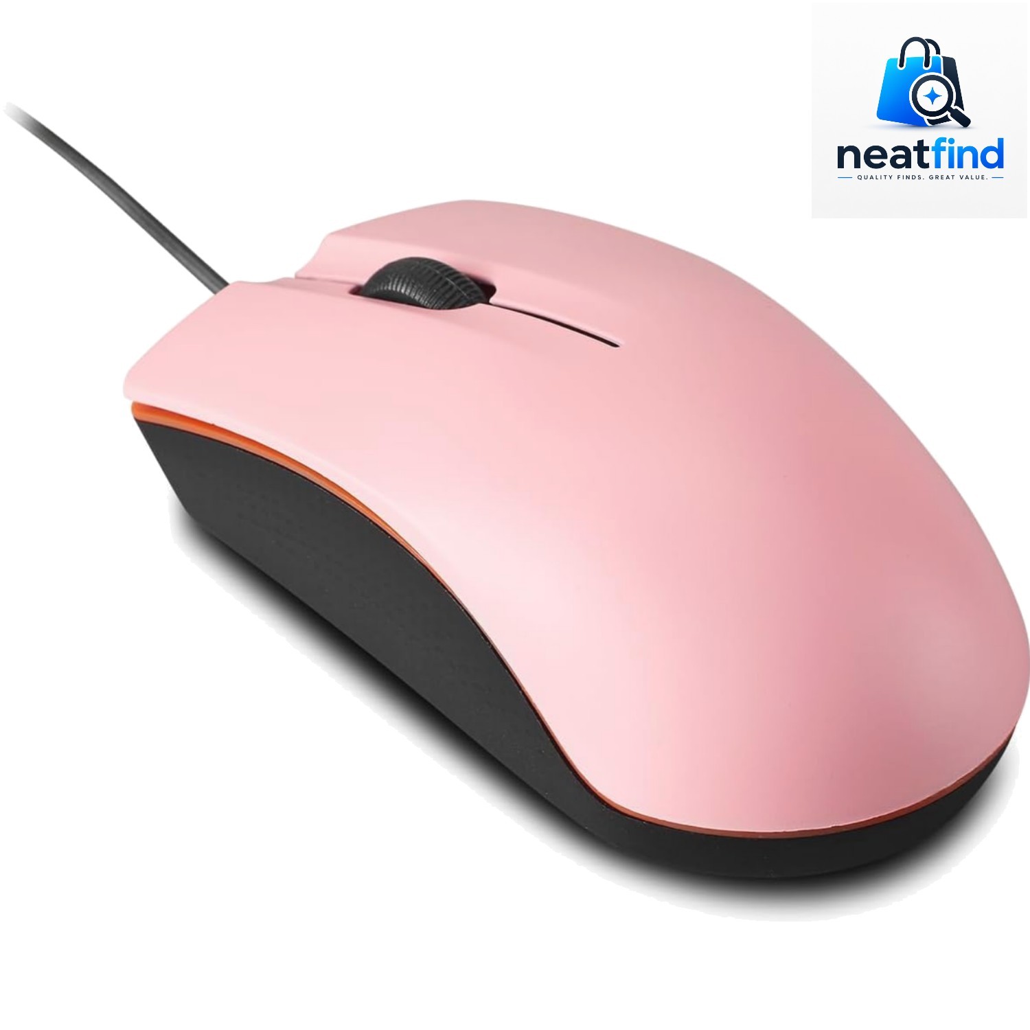 Wired mini Mouse, USB Wired Computer Mice for Right or Left Hand, Ergonomic C...