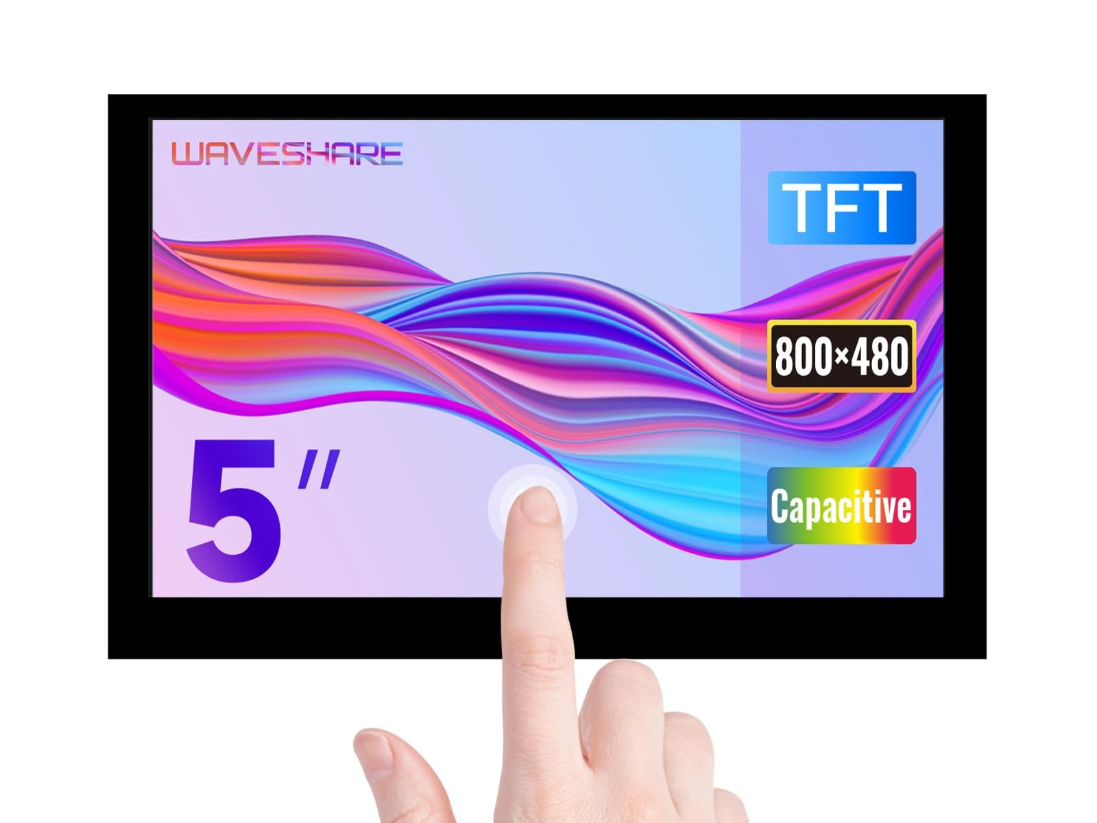 Waveshare 5inch DSI LCD 800×480 Capacitive Touch Display for Raspberry Pi