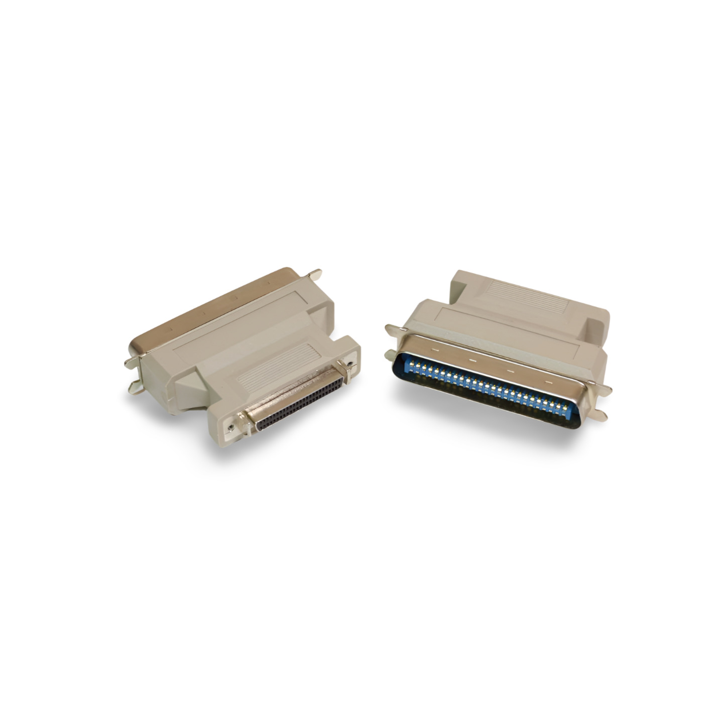 SCSI-I CN50 Male to SCSI-II HPDB50 Female Adapter - Beige