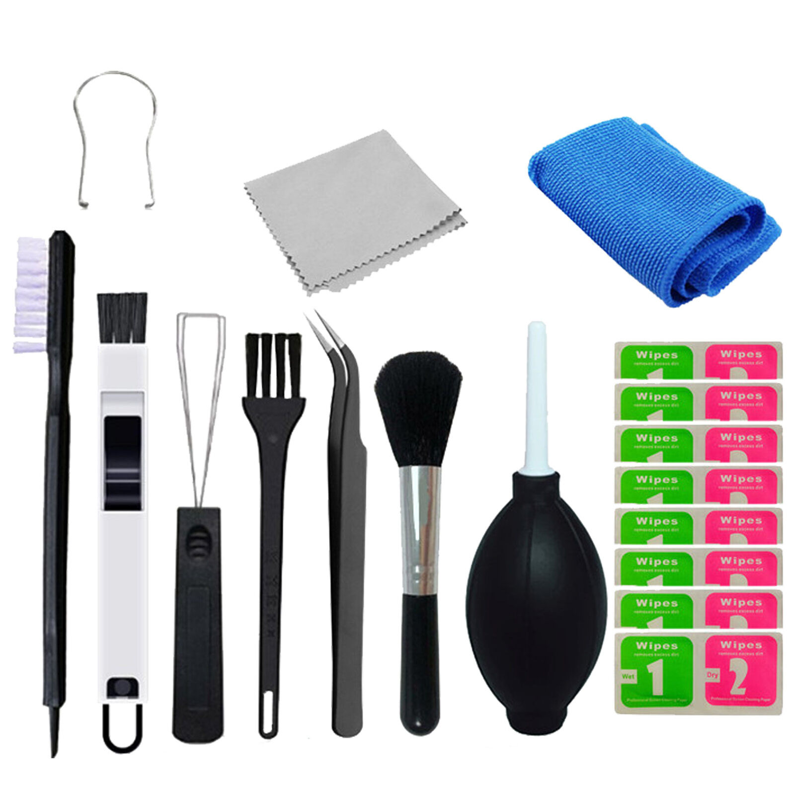 11 in 1 Keyboard Cleaninb/Remover Tool Laptop Corner Dust Cleaning Brush Tools