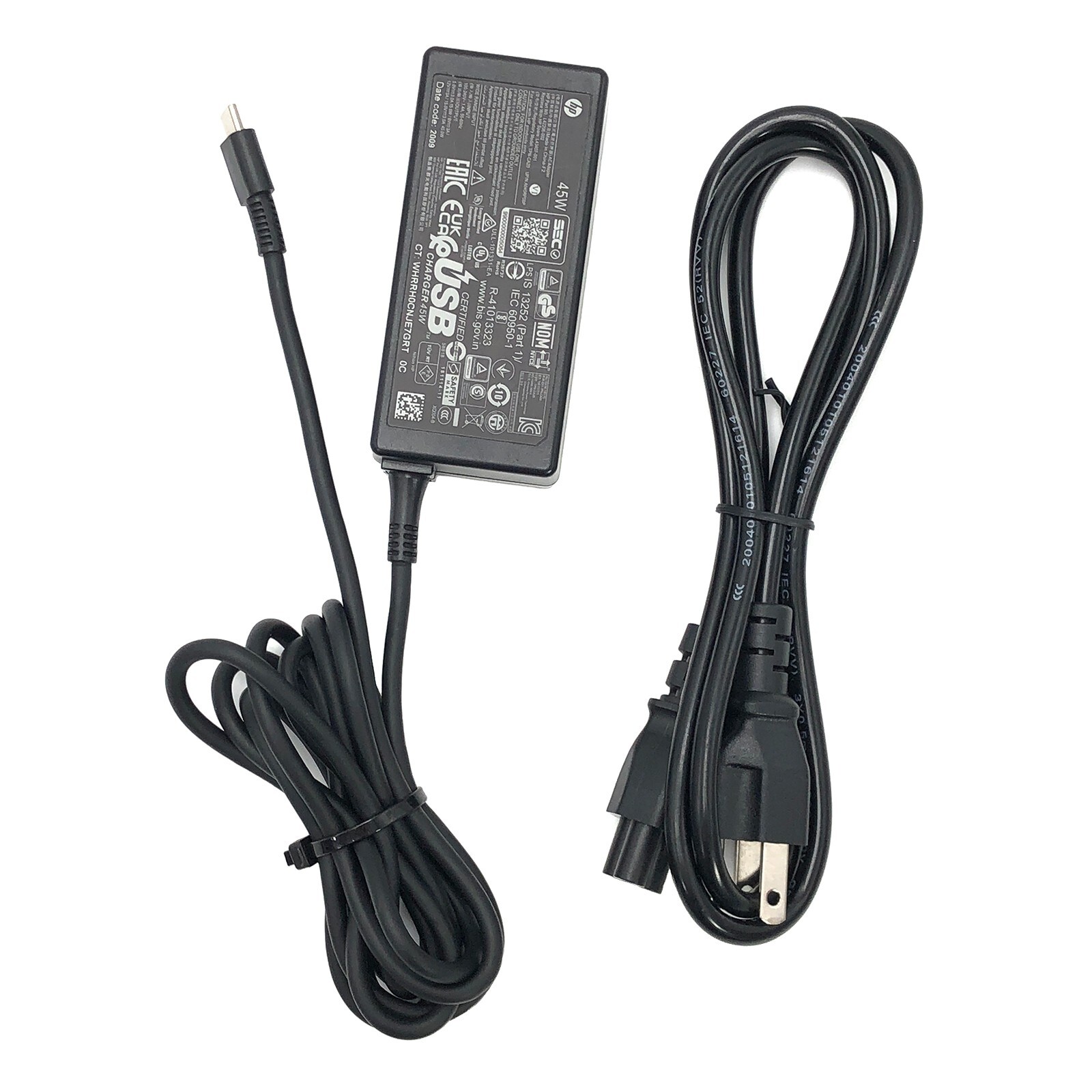 Genuine 45W 3A HP TPN-LA11 AC Laptop Adapter USB-C Laptop Charger OEM
