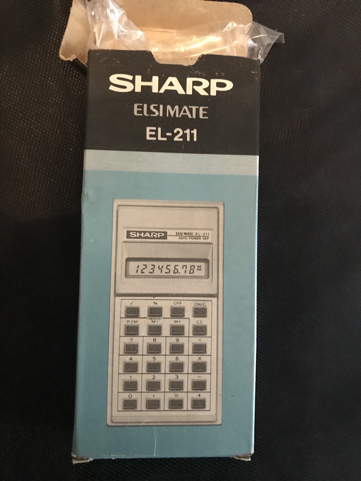 Vintage Historical CALCULATOR sharp elsi matte el-211 - NEW