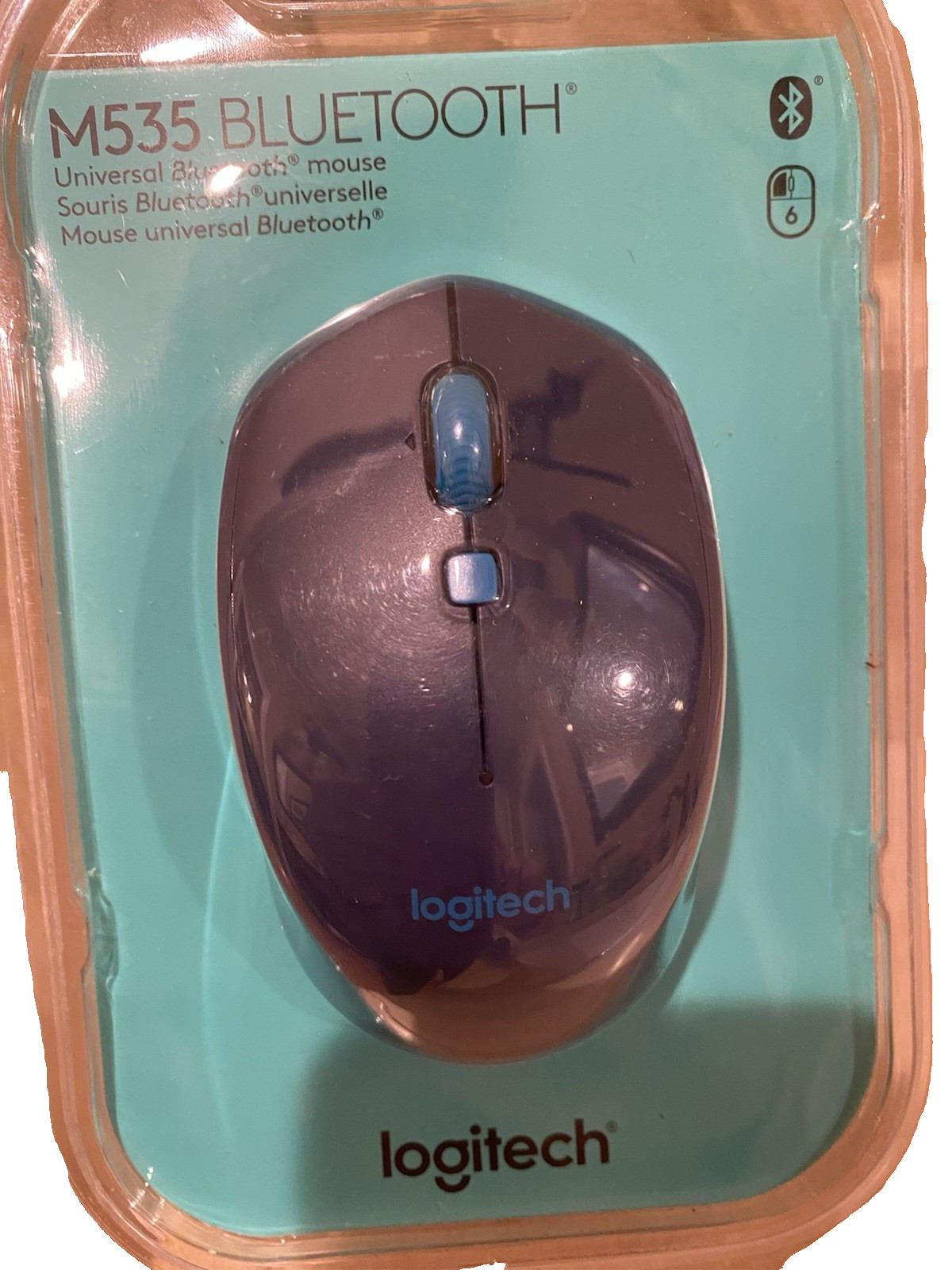 Logitech M535 Bluetooth Wireless Mouse Black  Factory Sealed New in Package