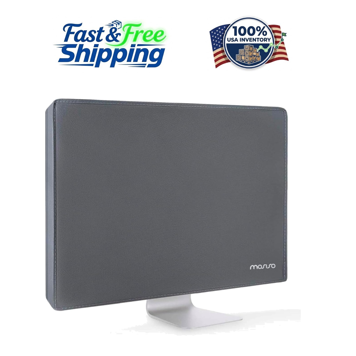 Elegant Anti-Static Dust Cover for 32-35 Inch Monitors - Waterproof Design