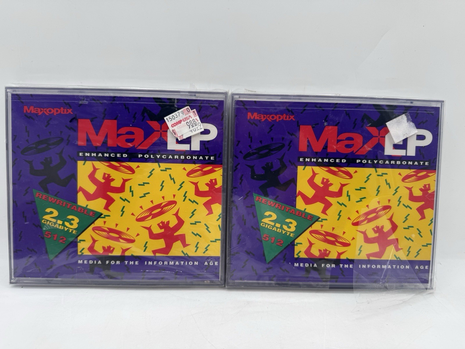 Maxoptix Formatted Erasable Optical Cartridge 2.3 GB 512 B Sector PN3015383RW