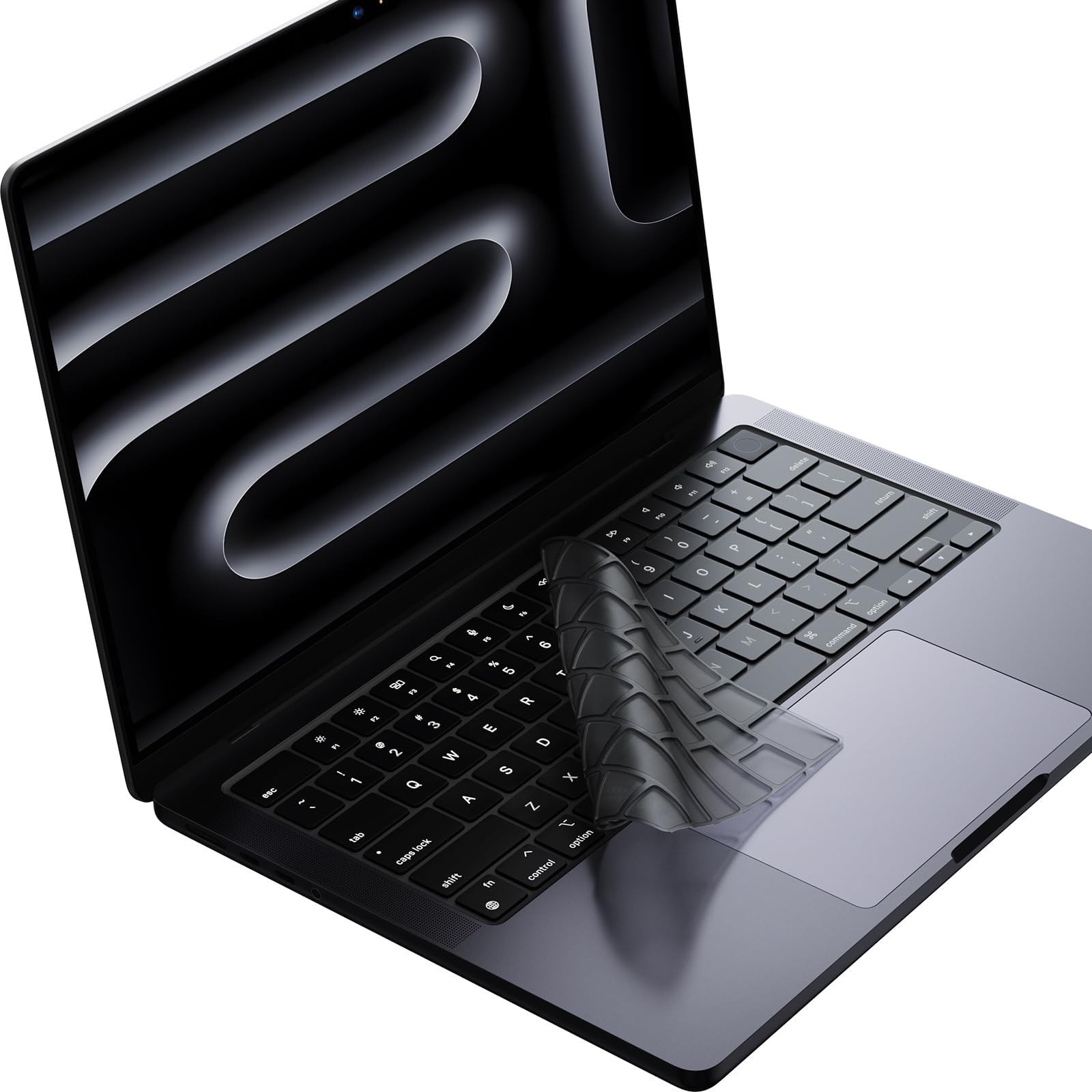 "Premium Keyboard Cover for MacBook Pro 14/16, Air 13/15, TPU, US Layout"