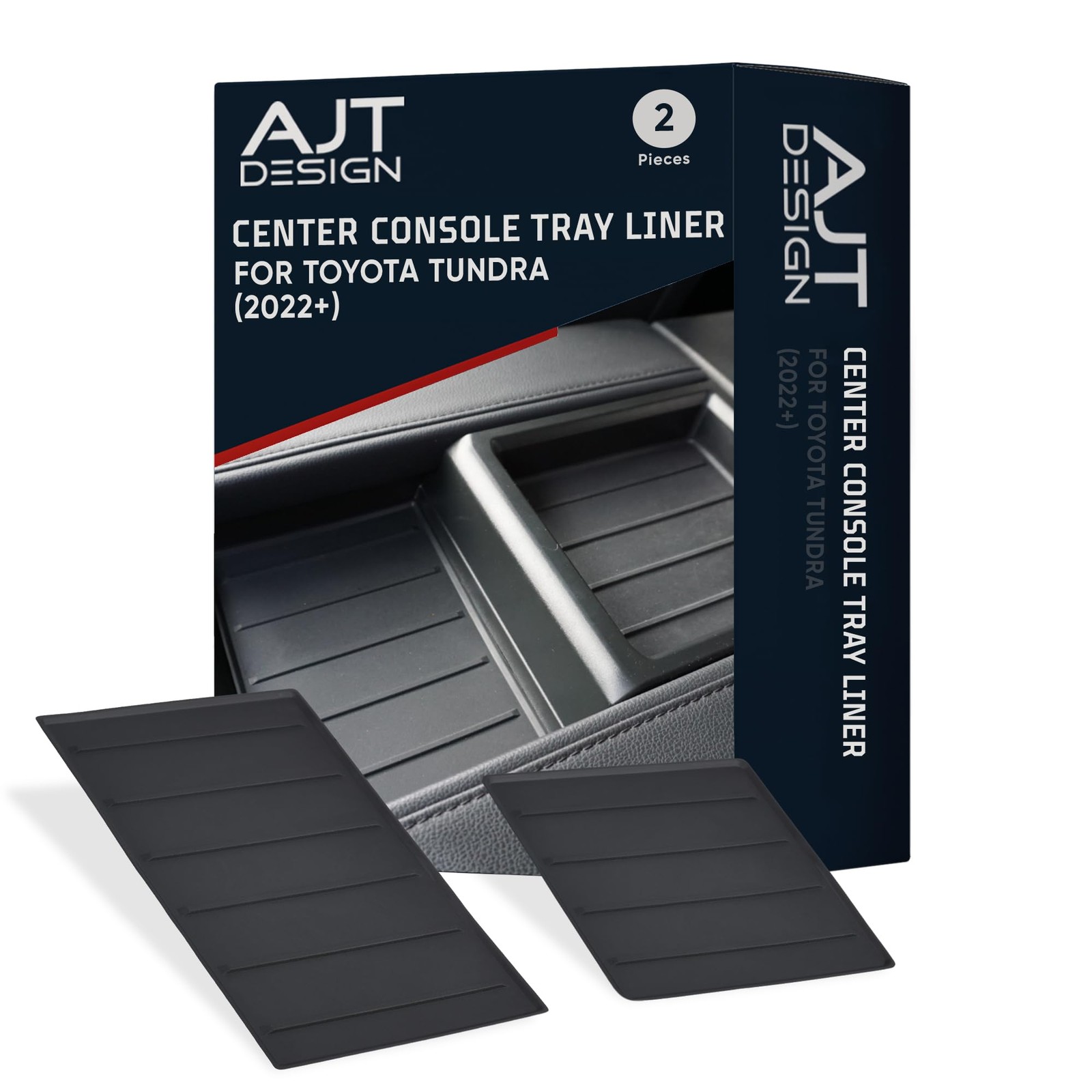 Center Console Tray Liner for Tundra 2022+ & Sequoia 2023+
