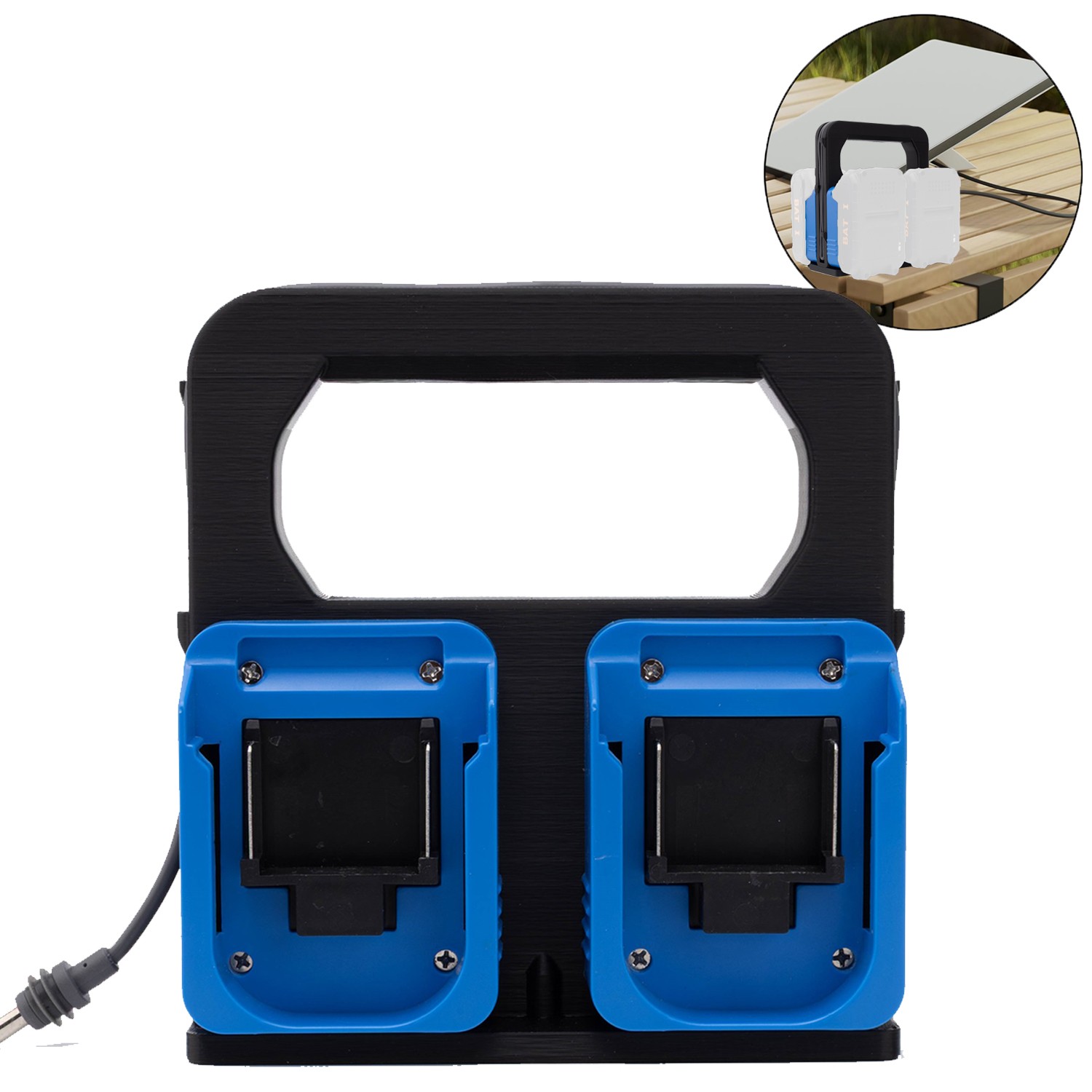 Outdoor Starlink Mini Battery Adapter 4-Slot for Makita 18V Li-ion Battery