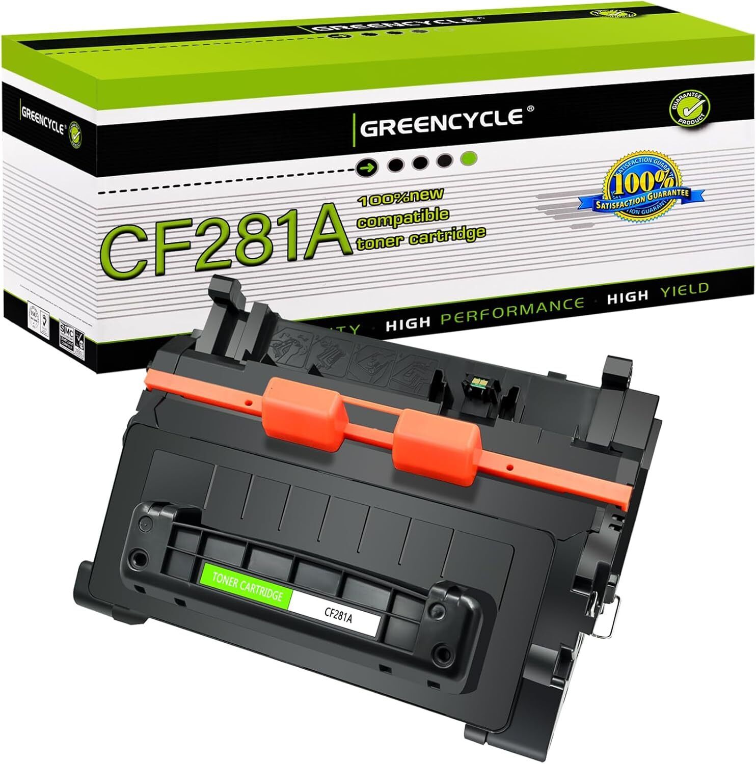  greencycle High Yield CF281A Bk Toner cartridge For HP 81A LaserJet M604n M605n