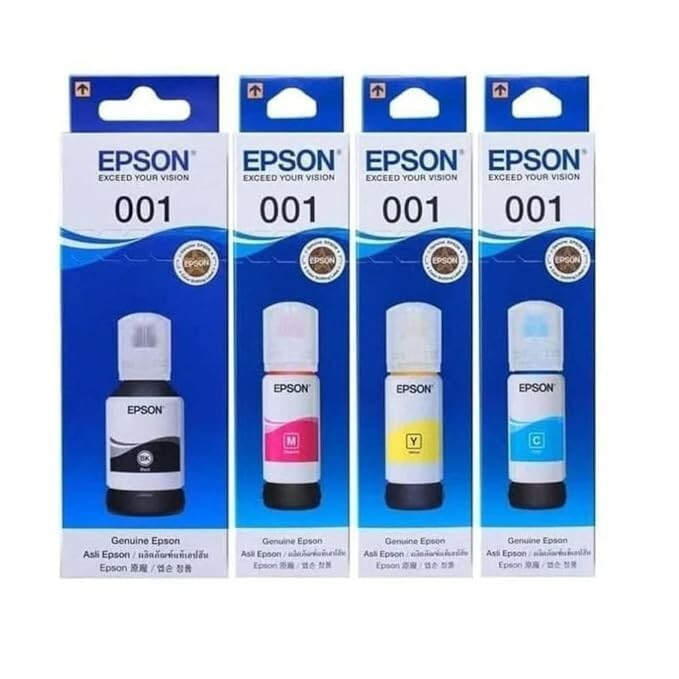 NEW Original EPSON 001 Ink Set C13T03Y100/200/300/400 4-Color for L4150 L4160
