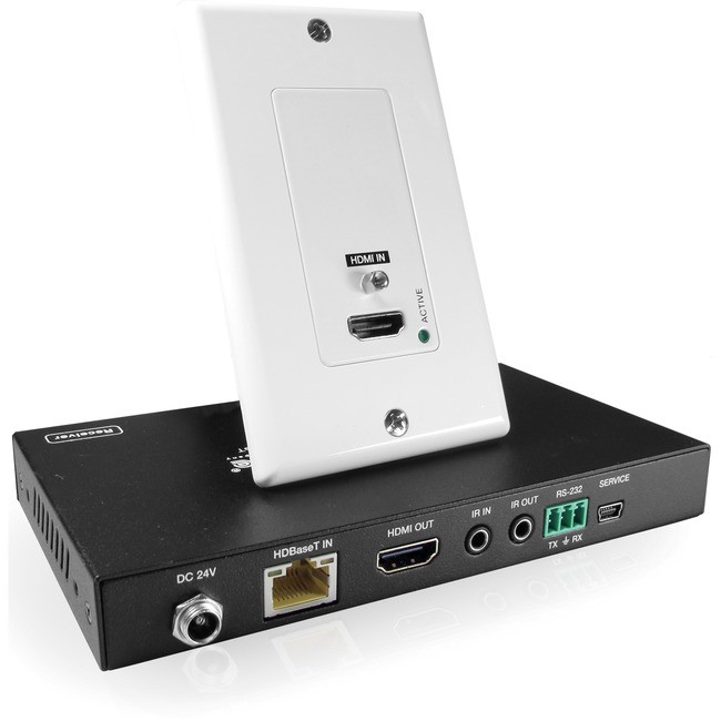 Comprehensive Pro AV/IT HDBaseT 4K60 18G Single Gang HDMI Wall Plate Extender