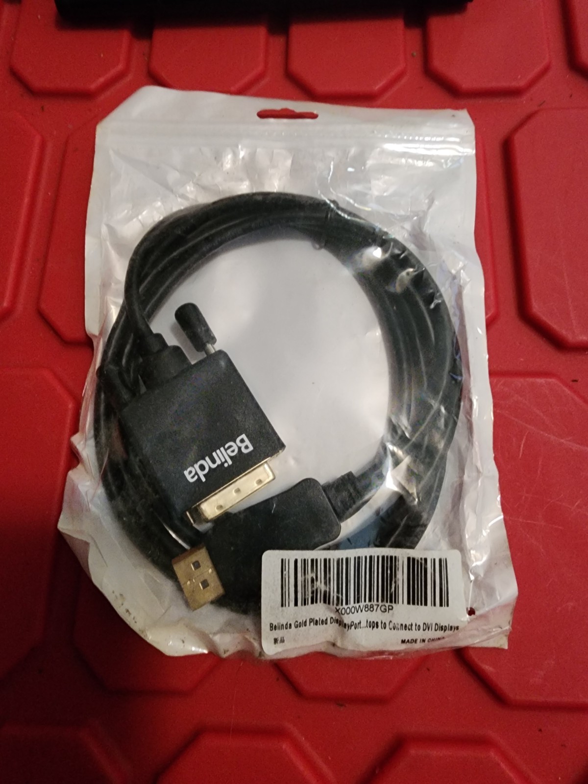 6 Feet Gold Plated DisplayPort DP to DVI-D Male Dual Link Cable Adapter 1080p
