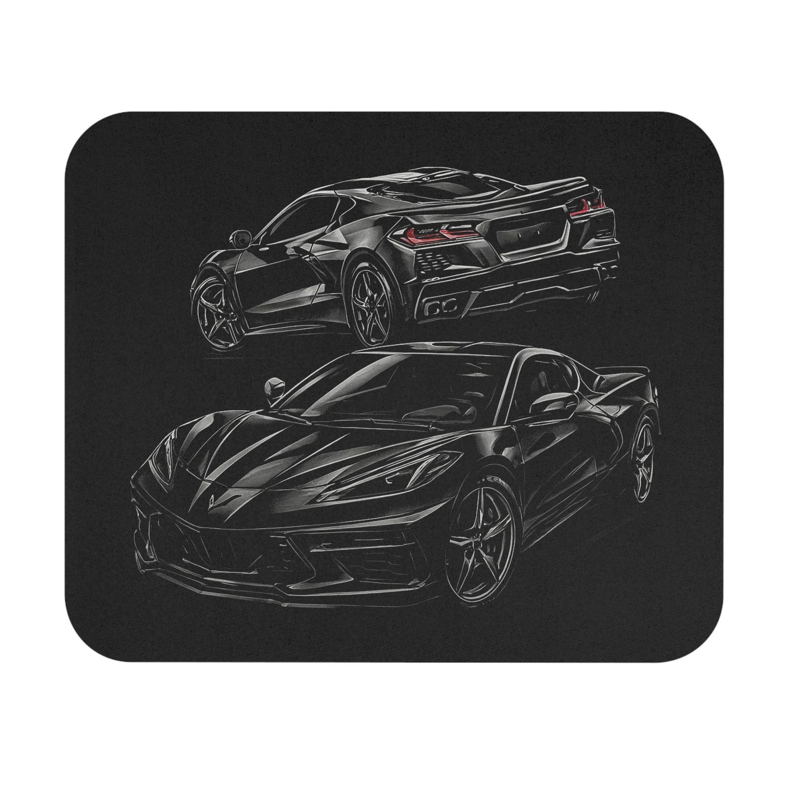 Corvette C8 Stingray Car Mouse Pad Racing Desk Mat Gamer Gift