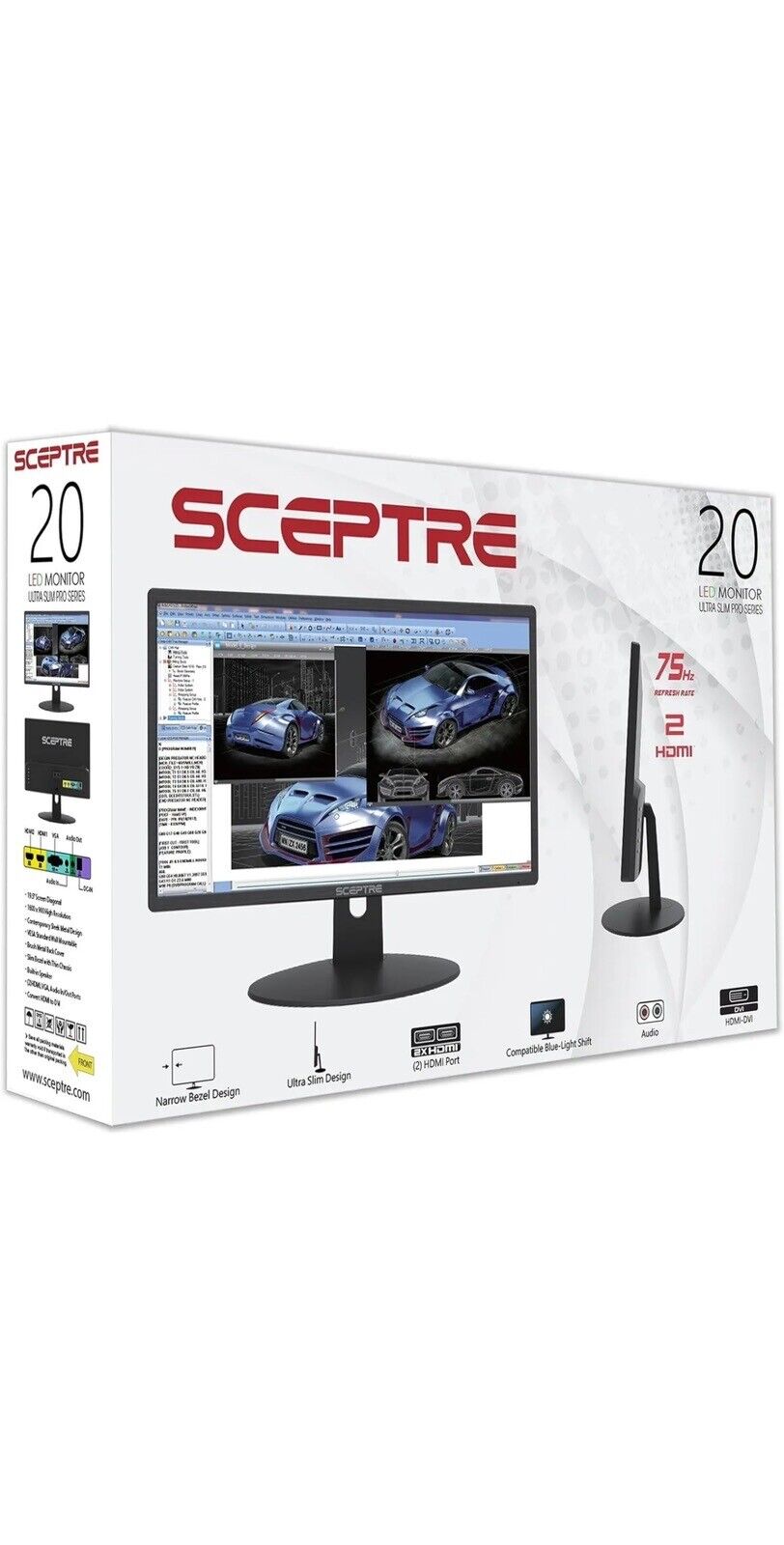 Sceptre E205W-16003RT 20