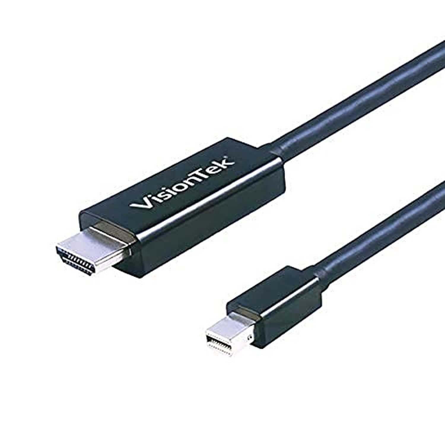 VisionTek Mini DisplayPort to HDMI 2.0 (M/M) Active Cable - 6 feet, Supports ...