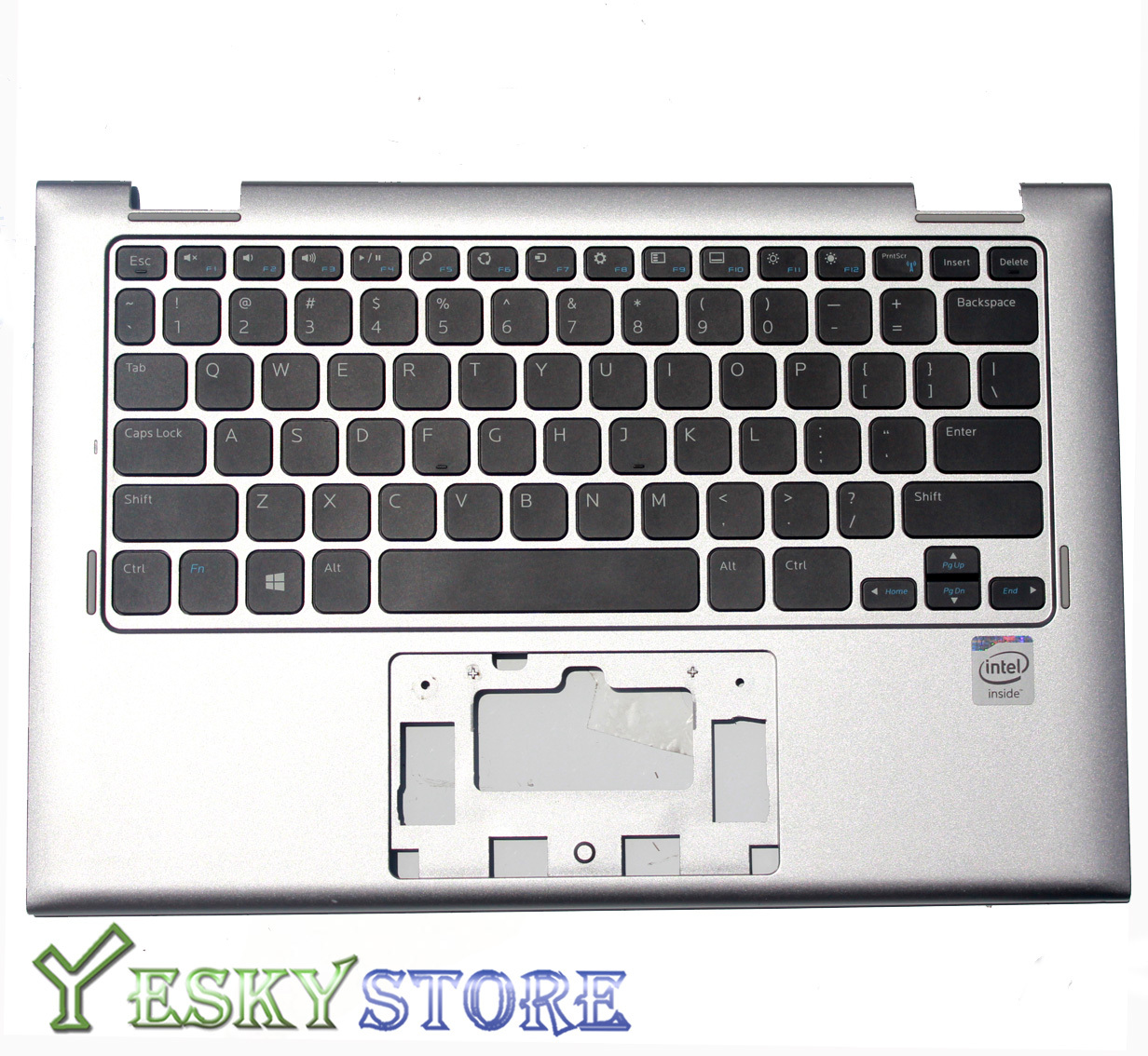 GENUINE DELL INSPIRON 11 3147 3148 Laptop PALMREST W/ KEYBOARD 7W4K6 Silver