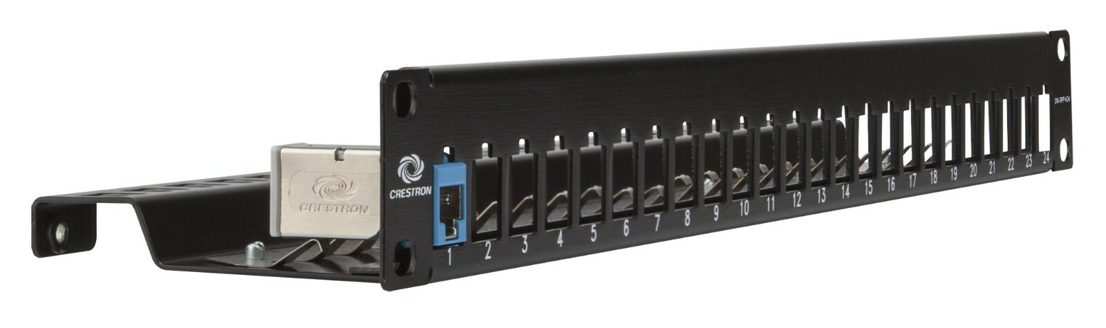 Crestron DM-RPP-K24 DigitalMedia 24-Port Keystone Patch Panel, 6507642, NEW