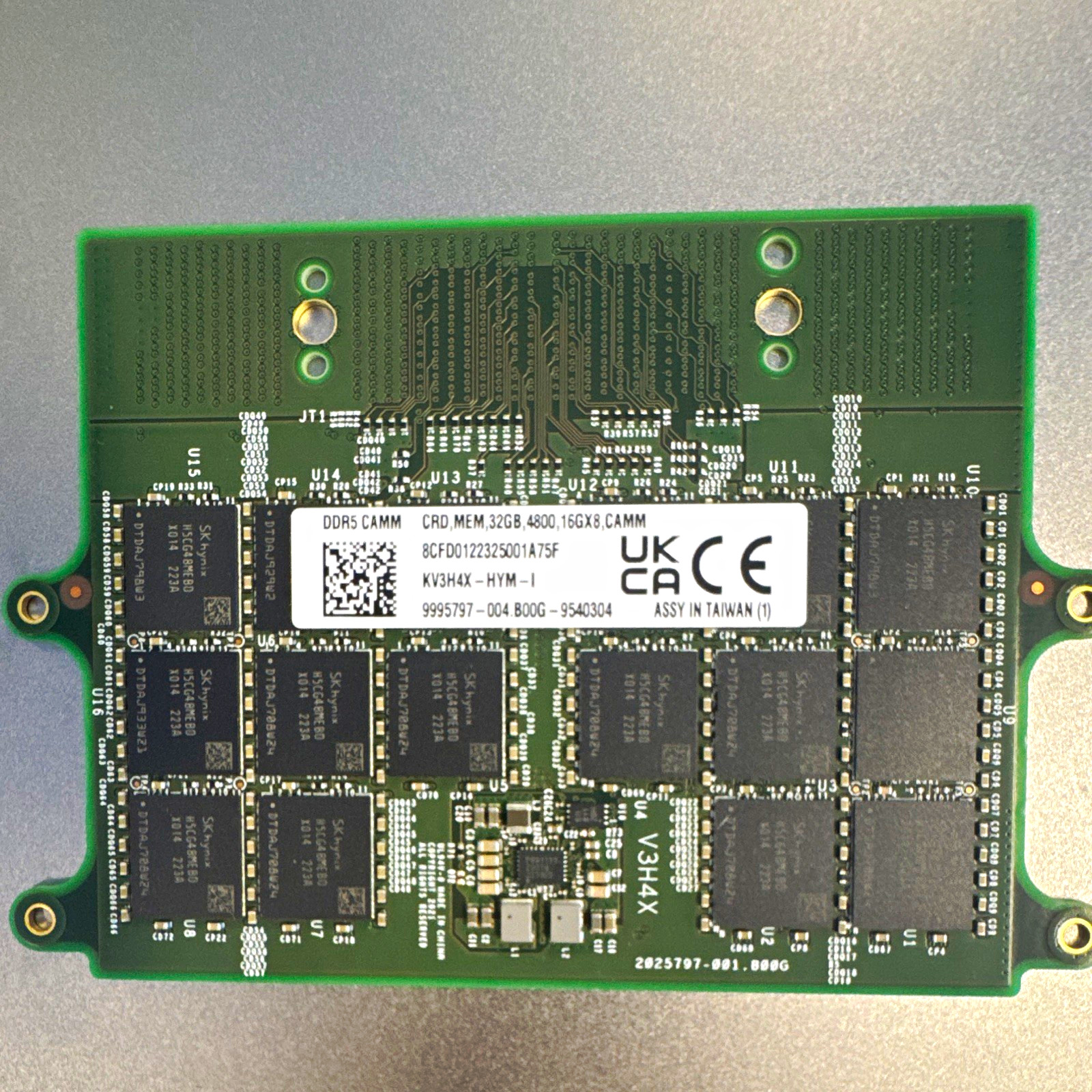 Micron 32GB DDR5-4800 CAMM ECC Memory Module 644-Pin KV3H4X-HYM-I