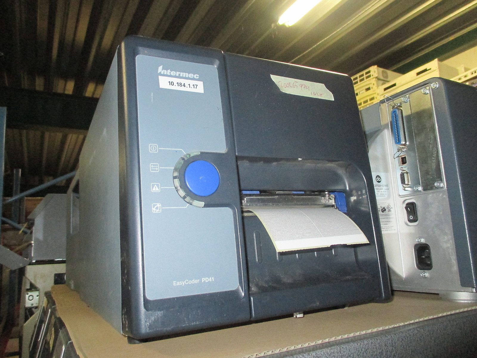 Intermec PD41 PD41A61000002020 Thermal Barcode Label Printer USB 200265974 Meter