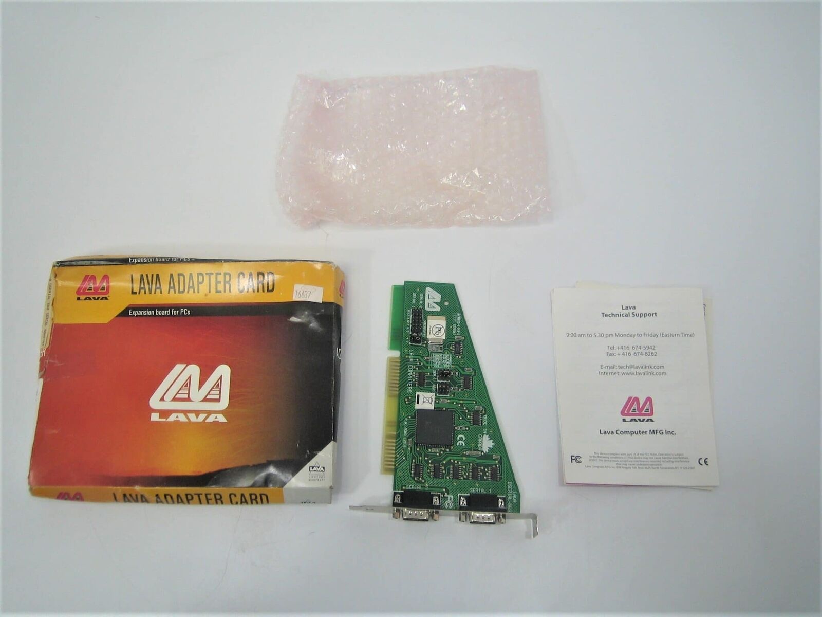 Lava Computers DSerial 550/650 Controller PCI Adapter Card - New Open Box