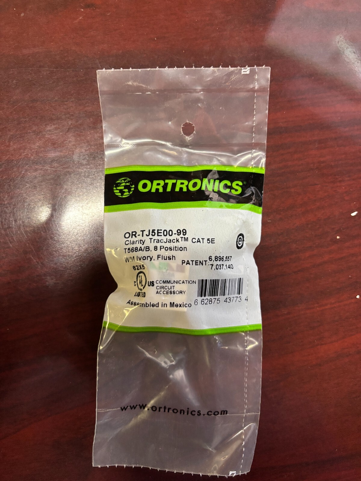Ortronics Cat5e Track Jack