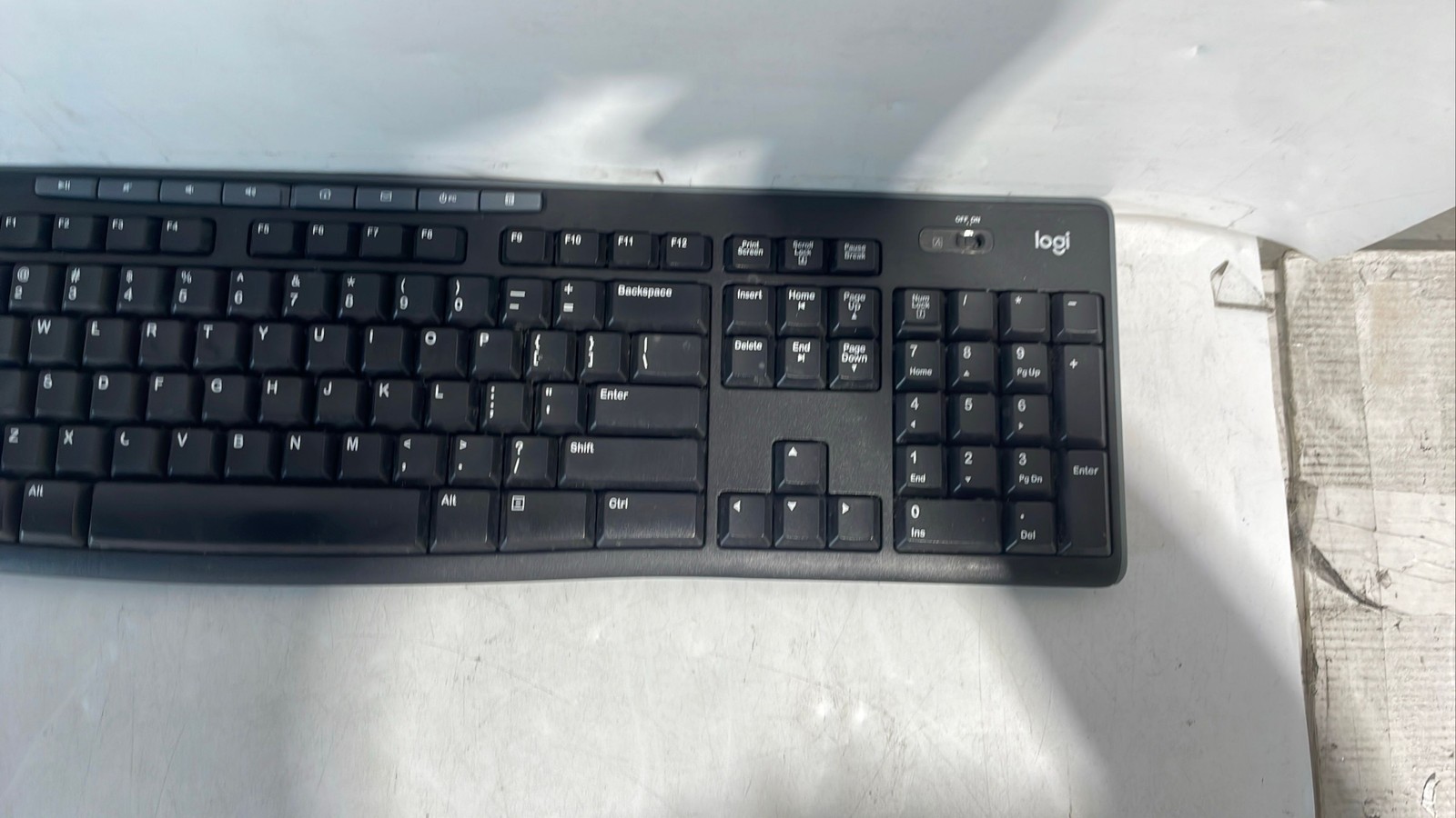 Logitech K270 Y-R0042 820-006477 Wireless USB Keyboard QWERTY Black