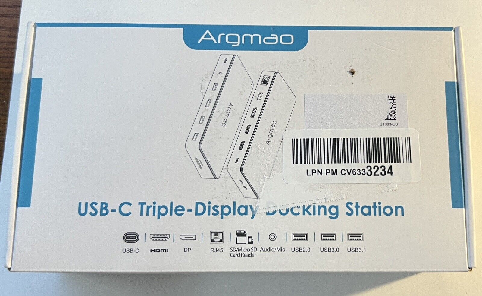 Argmao USB-C Triple Display Docking Station FOR SELECTED MACBOOKS- K