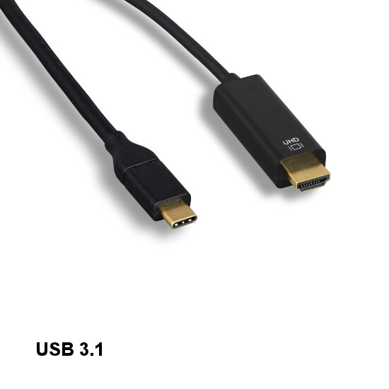 10PCS 6' USB 3.1 Type C To HDMI Cable 4Kx2K 60HZ for PC Smartphone TV Laptop