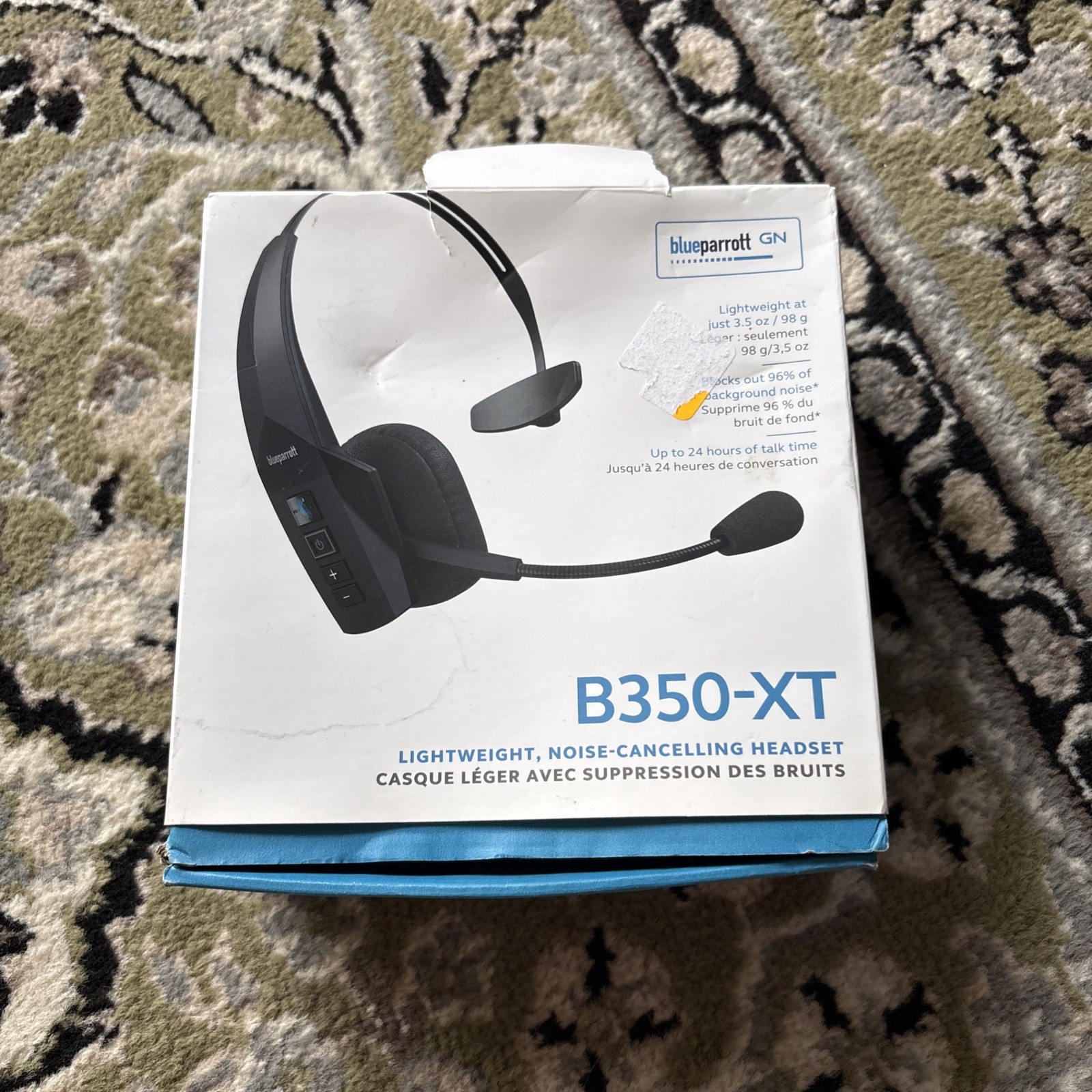 BlueParrott B350-XT Lightweight Trucker Headset New