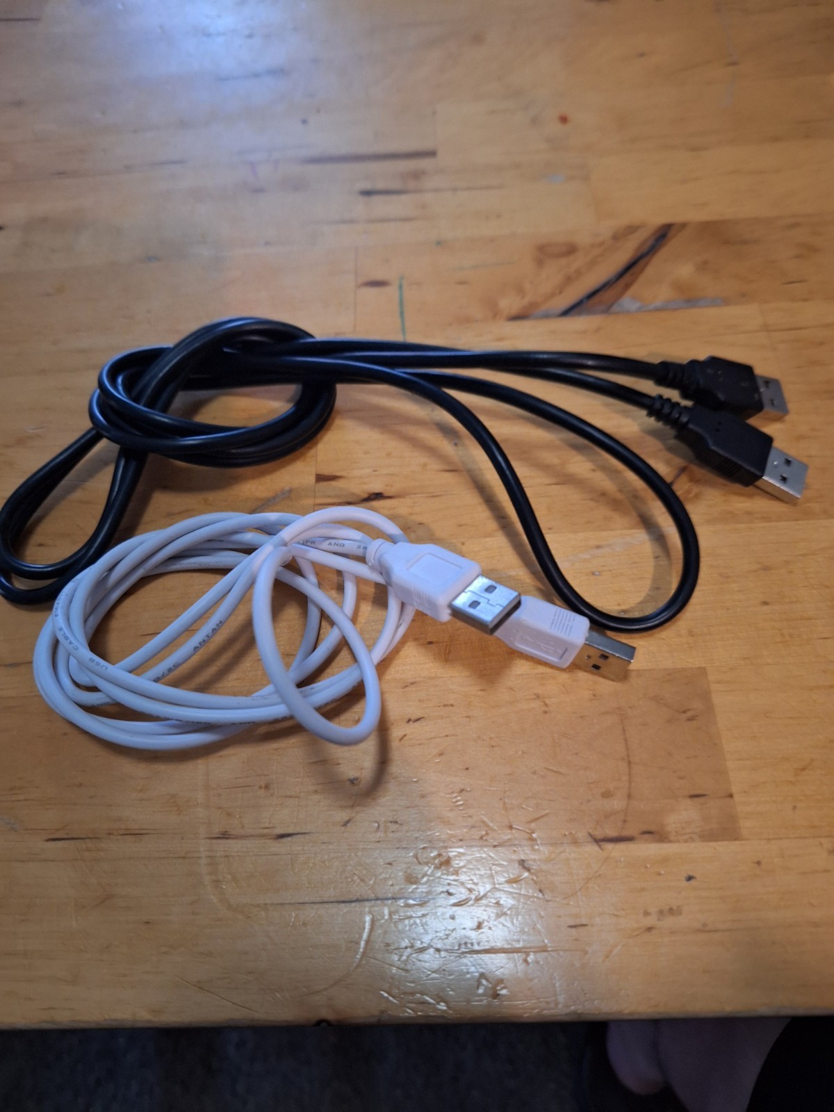 2 USB 3.0 A Male to A Male Cable Data Tranfer Cords