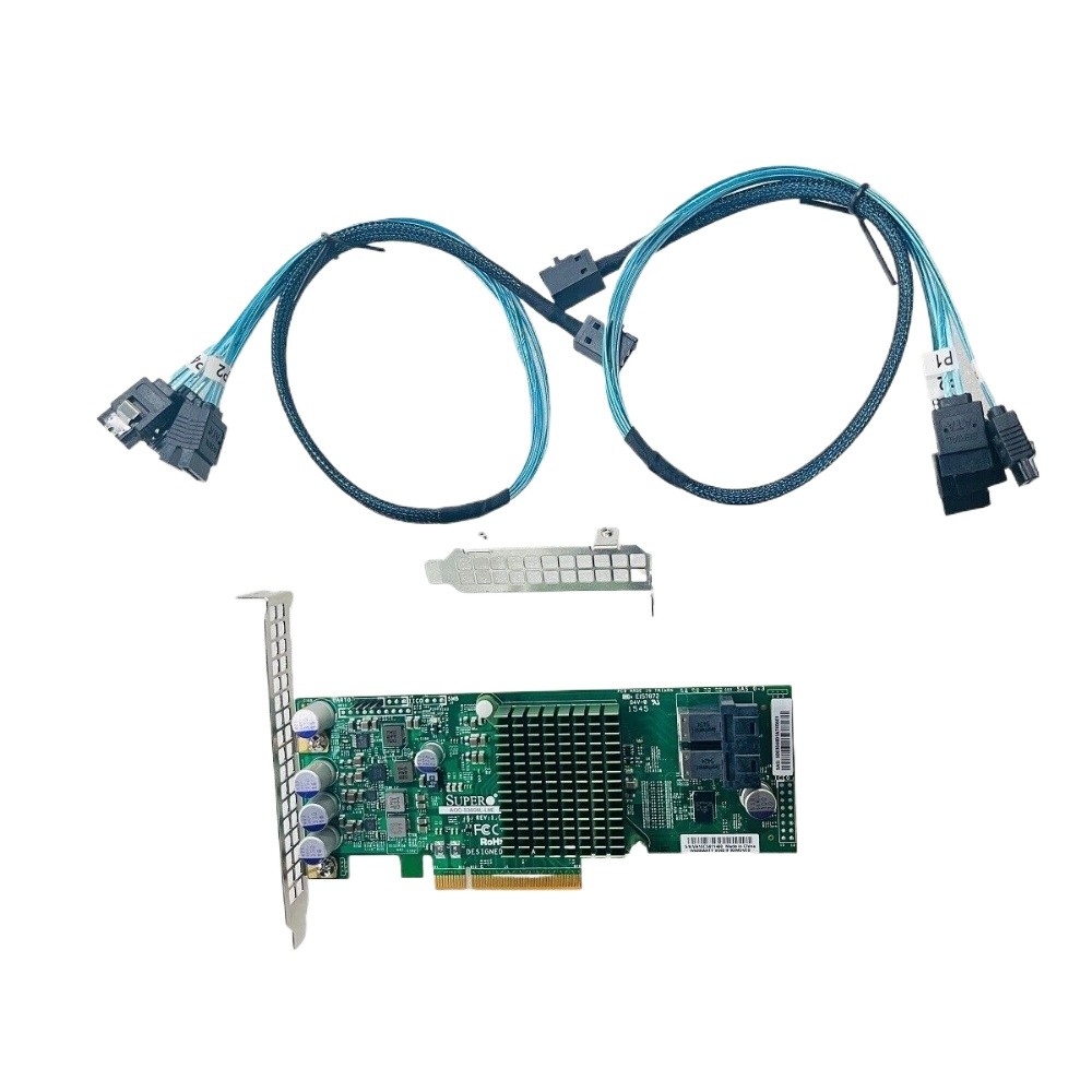 Supermicro 9300-8I 12Gbps HBA IT mode ZFS FreeNAS unRAID+2*SFF-8643 SATA US