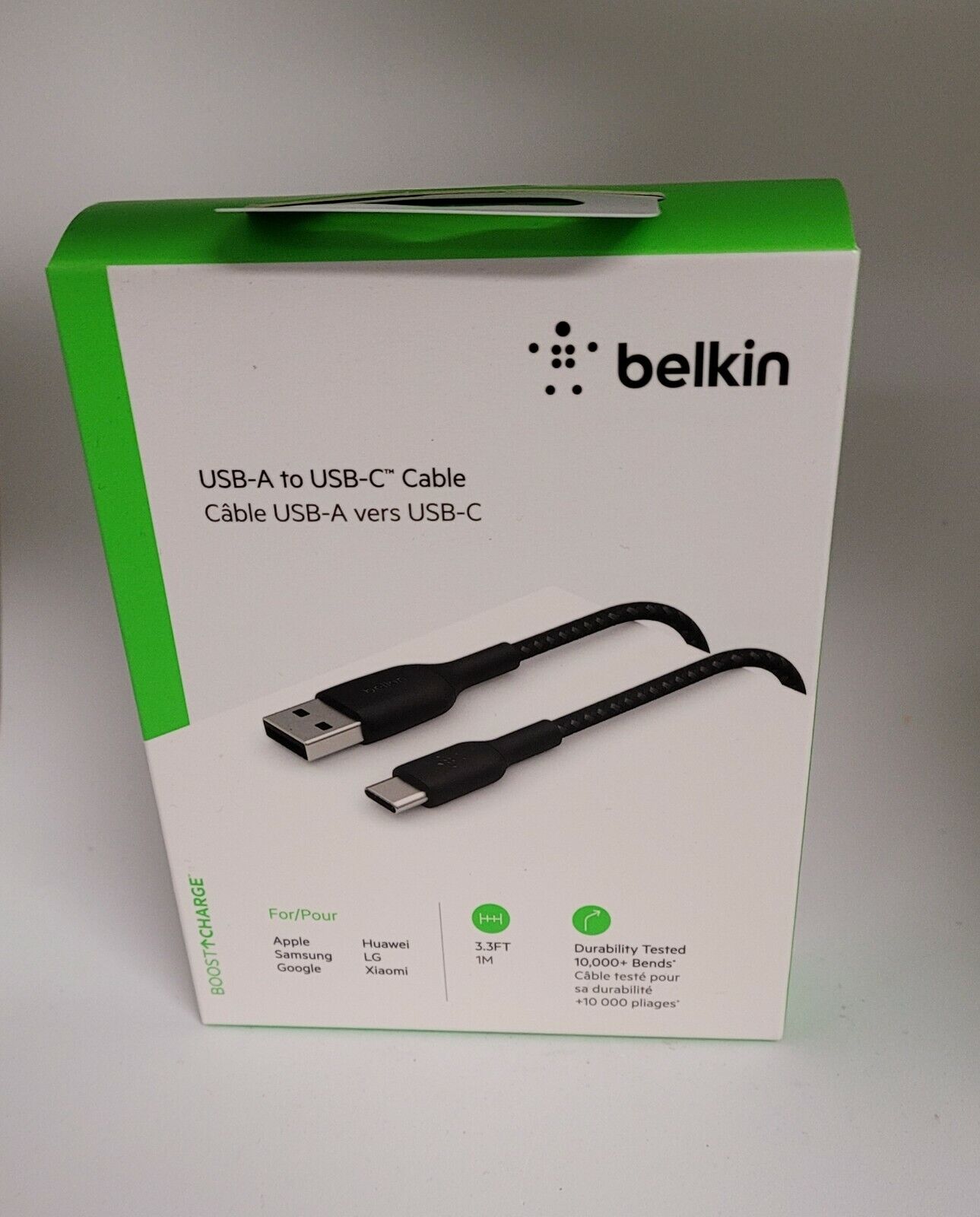 Belkin Braided USB-C Cable (Boost Charge USB-C to USB Cable, USB Type-C Cable