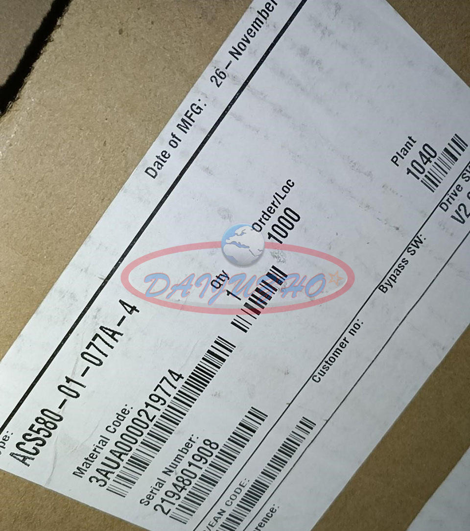 1PCS ABB Inverter ACS580-01-077A-4 30KW  new via FedEx or DHL