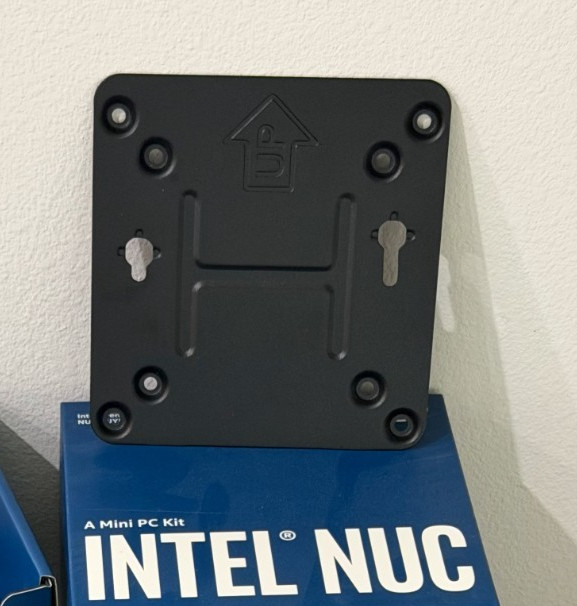 2x Intel NUC Genuine VESA Mount Bracket + Screws Kit and box (No Computer)